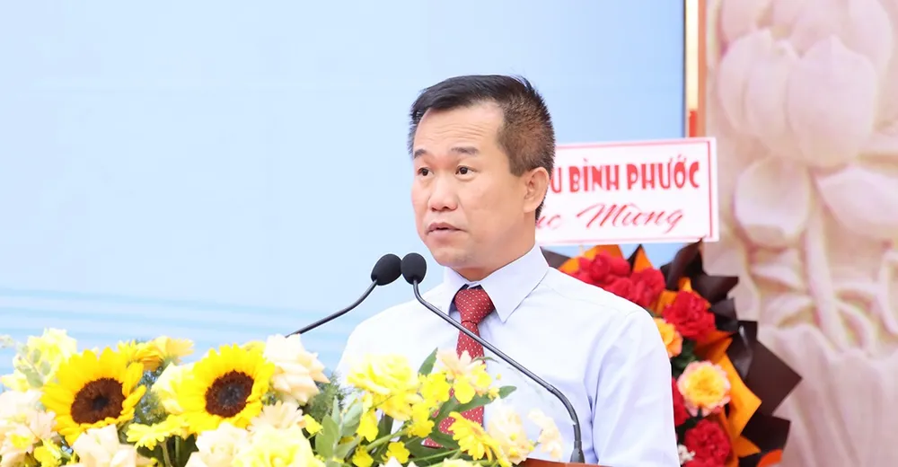 Ông Chu Thúc Đạt, Vụ trưởng Vụ Phát triển khoa học và công nghệ địa phương, Bộ Khoa học và Công nghệ phát biểu tại hội thảo Ông Chu Thúc Đạt, Vụ trưởng Vụ Phát triển khoa học và công nghệ địa phương, Bộ Khoa học và Công nghệ phát biểu tại hội thảo