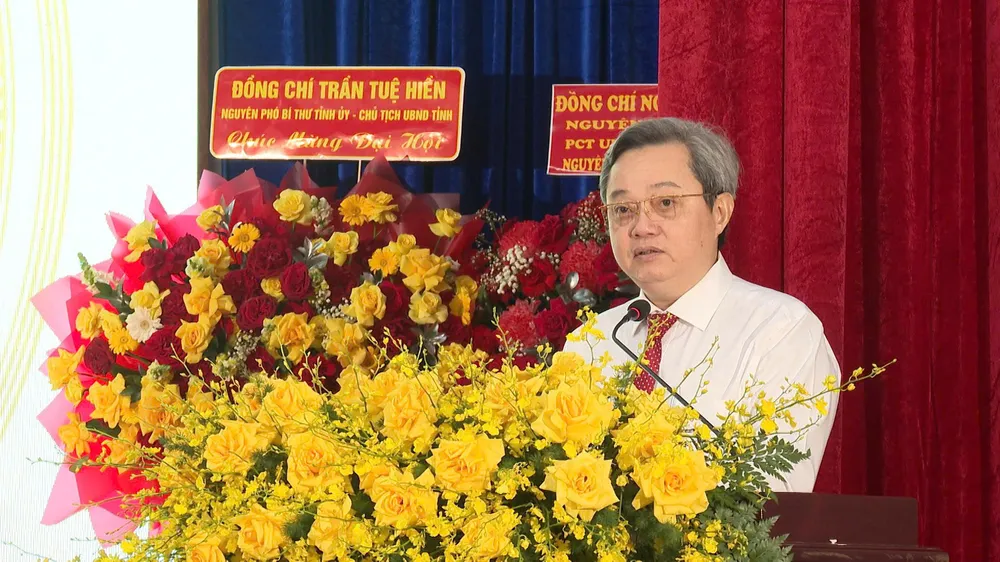 Đồng chí Nguyễn Minh Hợi, Ủy viên Ban Thường vụ Tỉnh ủy, Trưởng Ban Nội chính Tỉnh ủy Đồng Nai phát biểu chỉ đạo tại đại hội (7).jpg