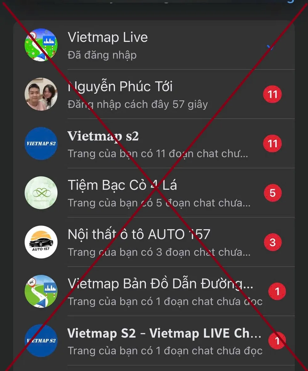 Hình ảnh các Fanpage mà đối tượng Nguyễn Phúc Tới dẫn dụ bị hại. Ảnh: Công an tỉnh Đồng Nai (1).jpg
