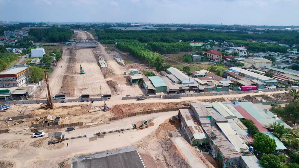 Cao tốc Biên Hòa - Vũng Tàu đoạn qua huyện Long Thành trước đây - 2.jpg