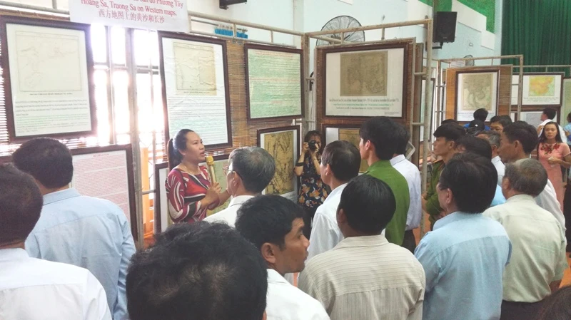 Bình Thuận: Triển lãm Hoàng Sa, Trường Sa của Việt Nam - những bằng chứng lịch sử và pháp lý ảnh 3 Bình Thuận: Triển lãm Hoàng Sa, Trường Sa của Việt Nam - những bằng chứng lịch sử và pháp lý ảnh 3