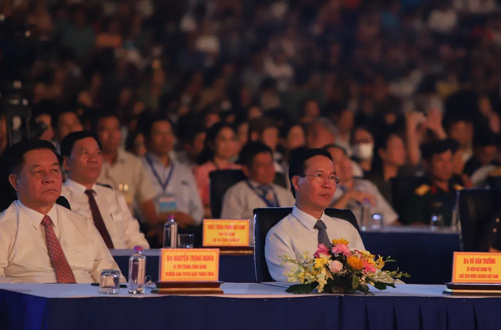 Chủ tịch nước Võ Văn Thưởng tham dự buổi lễ Chủ tịch nước Võ Văn Thưởng tham dự buổi lễ