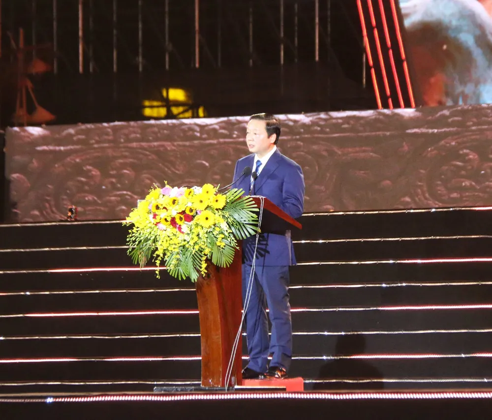 Phó Thủ tướng Trần Hồng Hà phát biểu chỉ đạo tại buổi lễ Phó Thủ tướng Trần Hồng Hà phát biểu chỉ đạo tại buổi lễ