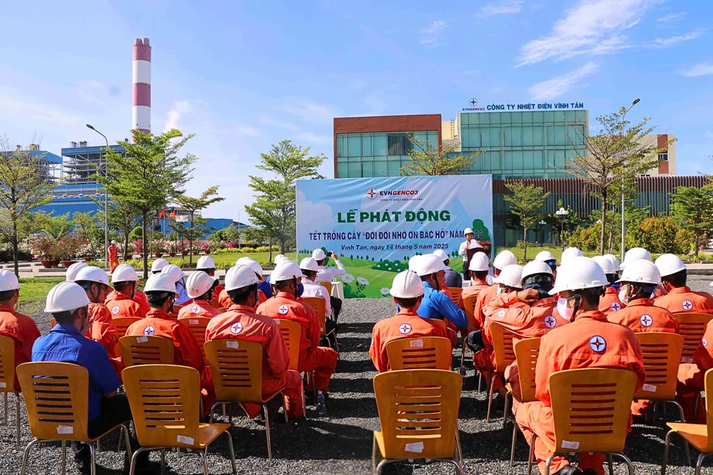 Công ty Nhiệt điện Vĩnh Tân tổ chức lễ phát động Tết trồng cây năm 2025 toan canh.jpg
