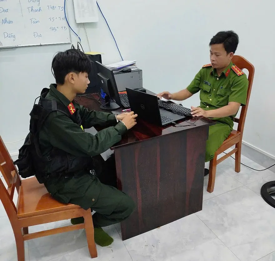 Công an làm việc với đối tượng Nguyễn Phạm Hoàng Dương anh2.jpg
