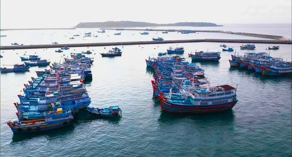 Đặc khu Phú Quý có hơn 1.700 tàu cá, gần 600 tàu công suất lớn, sản lượng thủy sản đạt hơn 36.000 tấn mỗi năm pq1.jpg