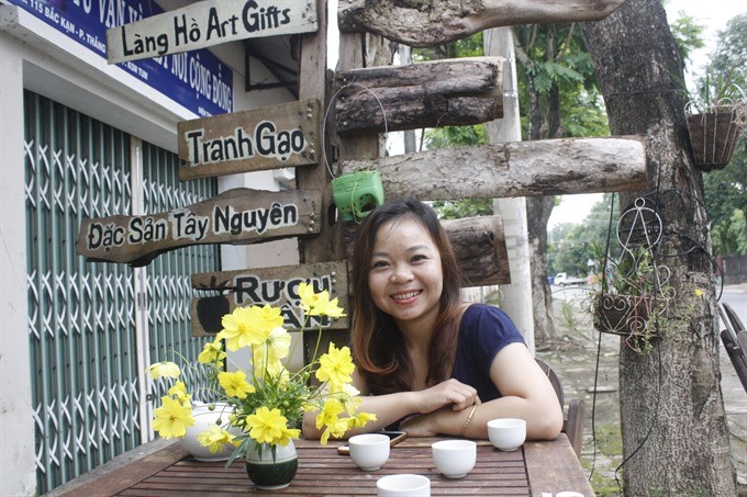 Rice paintings in Kon Tum highlight Central Highlands ảnh 1