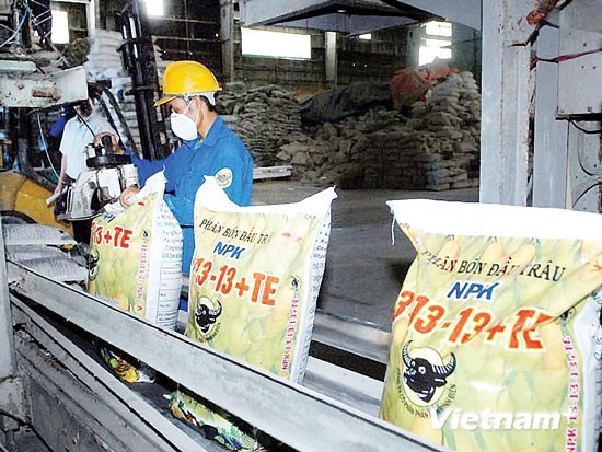 A production line of Binh Dien Fertilizer Company (Photo: SGGP)