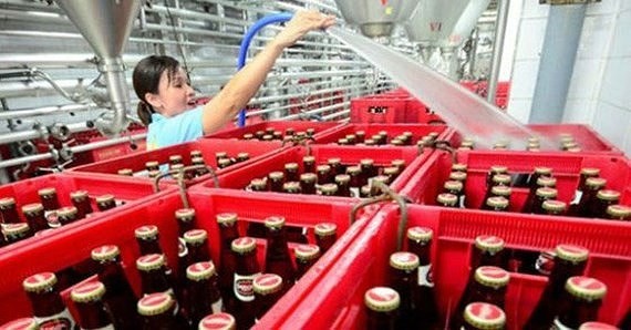 Beer production at Sabeco