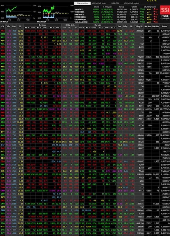 HOSE reopens, VN-Index exceeds 1,100 points