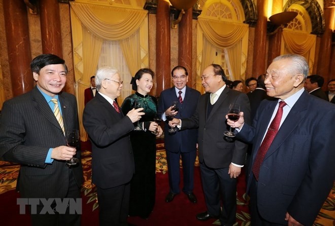 Party chief optimistic about national development in 2018 ảnh 1 Party chief optimistic about national development in 2018 ảnh 1