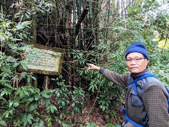 Mr. Lo Ich Toan from Cao Bang city, one of witnesses spotting victims of the massacre (Photo: SGGP)