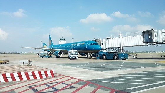 An aircraft in Tan Son Nhat Airport (Photo: SGGP)