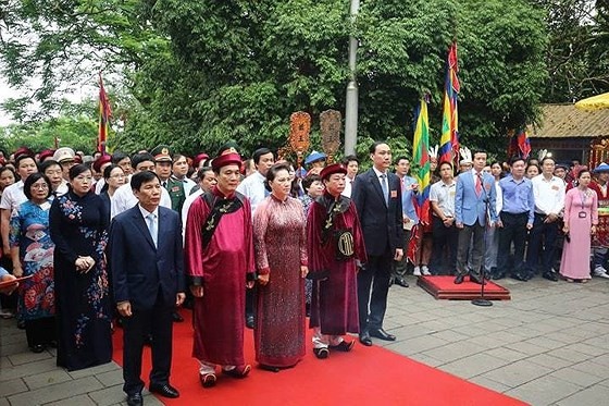 At the incense offering ceremony