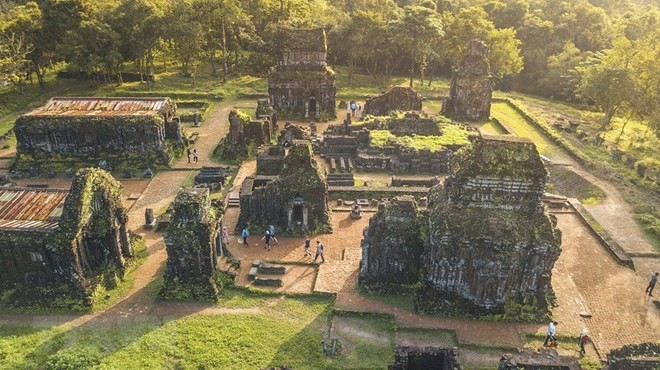 Temples at My Son Sanctuary in central Quang Nam province (Photo: VNA)