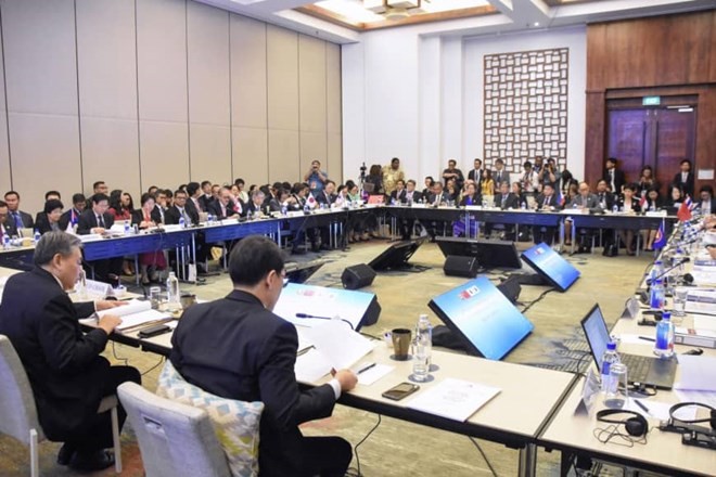 Finance ministers and central bank governors of ASEAN, China, Japan and the Republic of Korea meets in Fiji. (Photo: VNA)