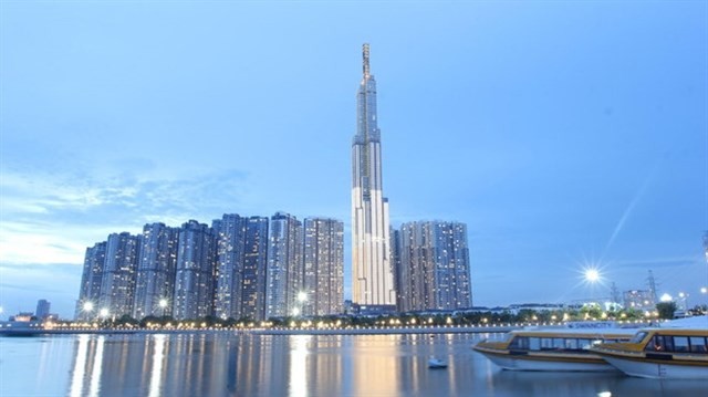 HCM City seen from the Thu Thiem Urban Area in District 2. (Photo: VNA)