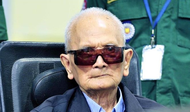 Former senior Khmer Rouge leader Noun Chea. (Photo: ECCC)