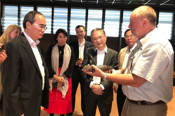 Mr. Nguyen Thien Nhan visits Taronga Zoo Sydney at the weekend (Photo: SGGP)