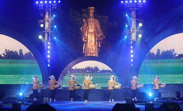 An art performance at the announcement ceremony (Photo: VNA)