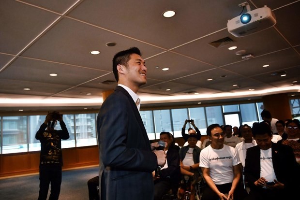 Leader of the Future Forward Party Thanathorn Juangroongruangkit (Photo: AFP)