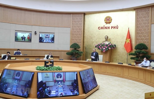 Prime Minister Nguyen Xuan Phuc speaks at the event (Photo: VNA)