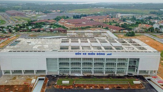 The new Mien Dong Coach Station in District 9, HCMC (Photo: SGGP)