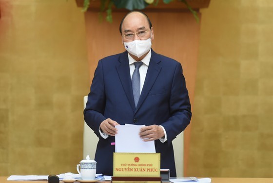 Prime Minister Nguyen Xuan Phuc at the meeting (Photo: SGGP)