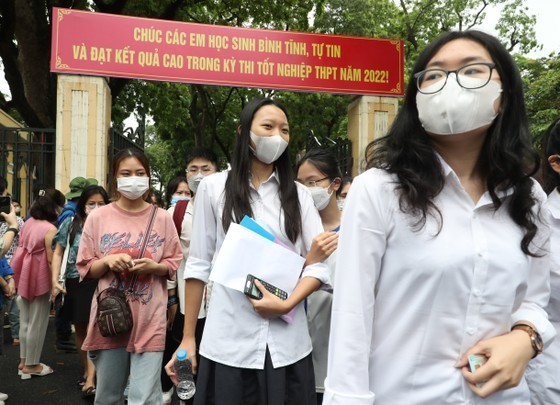 Students participate in the national high school graduation exam in the academic year 2021- 2022. (Photo: SGGP) Students participate in the national high school graduation exam in the academic year 2021- 2022. (Photo: SGGP)