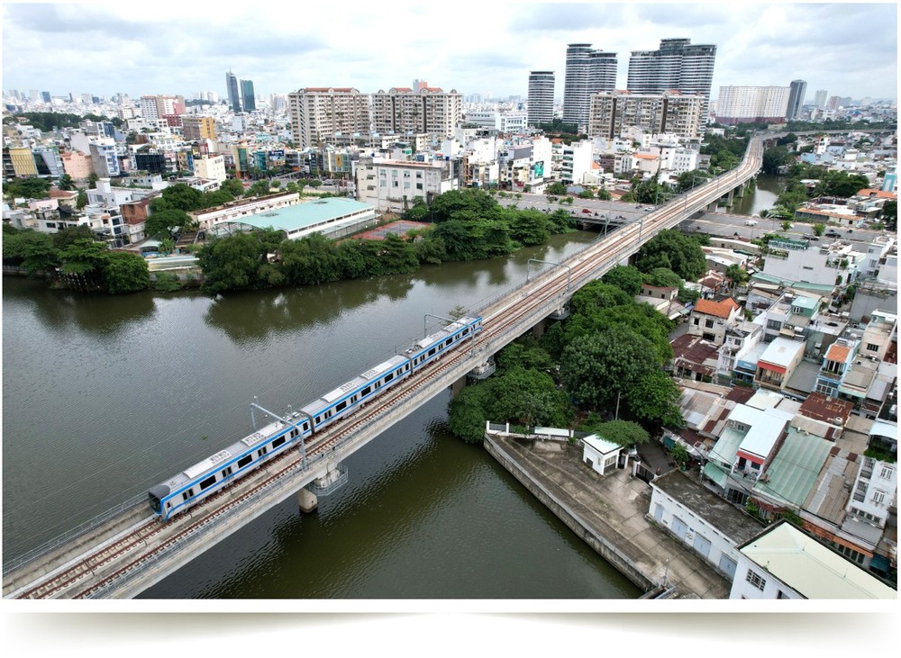 The train during the test run on August 29 (Photo: SGGP) The train during the test run on August 29 (Photo: SGGP)