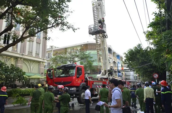 Hiện trường vụ cháy