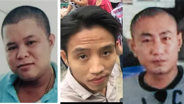 Ba đối tượng đầu thú tại cơ quan Công an