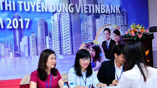 VietinBank là nhà tuyển dụng chuyên nghiệp. Ảnh: Tiến Lâm.