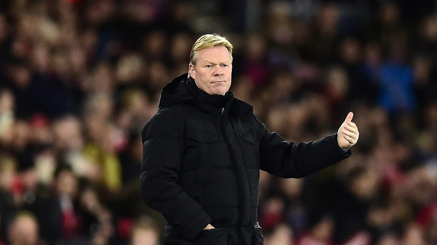 HLV Ronald Koeman không giấu giếm tham vọng đưa Everton vươn cao.