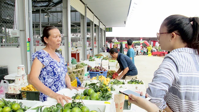 Chợ đầu mối nông sản thực phẩm Dầu Giây, tỉnh Đồng Nai, chính thức hoạt động từ tháng 6-2017