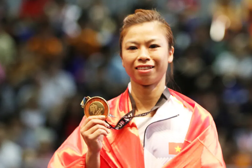  Dương Thúy Vi giành HCV đầu tiên cho đoàn thể thao Việt Nam ảnh 4
