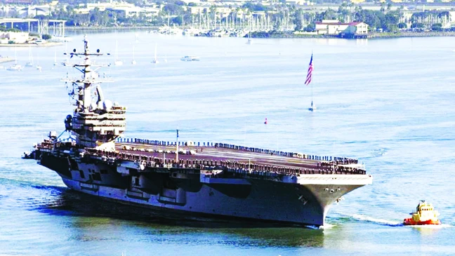 Mỹ tuyên bố đưa tàu sân bay USS Ronald Reagan đến gần bán đảo Triều Tiên tập trận trong tháng 10