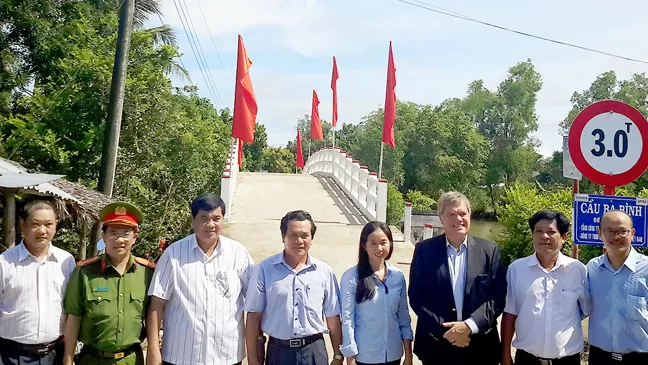 Ngày khánh thành cầu Ba Bình ở xã Vĩnh Phú Tây, huyện Phước Long