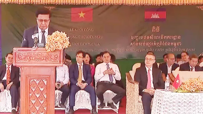 Việt Nam - Campuchia: Xây dựng chợ biên giới kiểu mẫu đầu tiên
