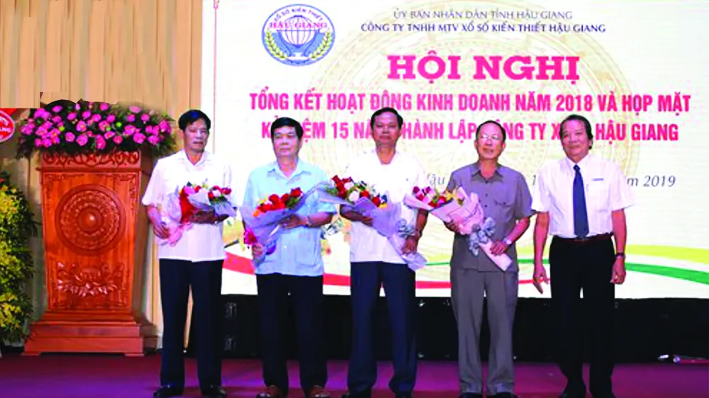 Kỷ niệm 15 năm thành lập Công tyTNHH MTV XSKT Hậu Giang