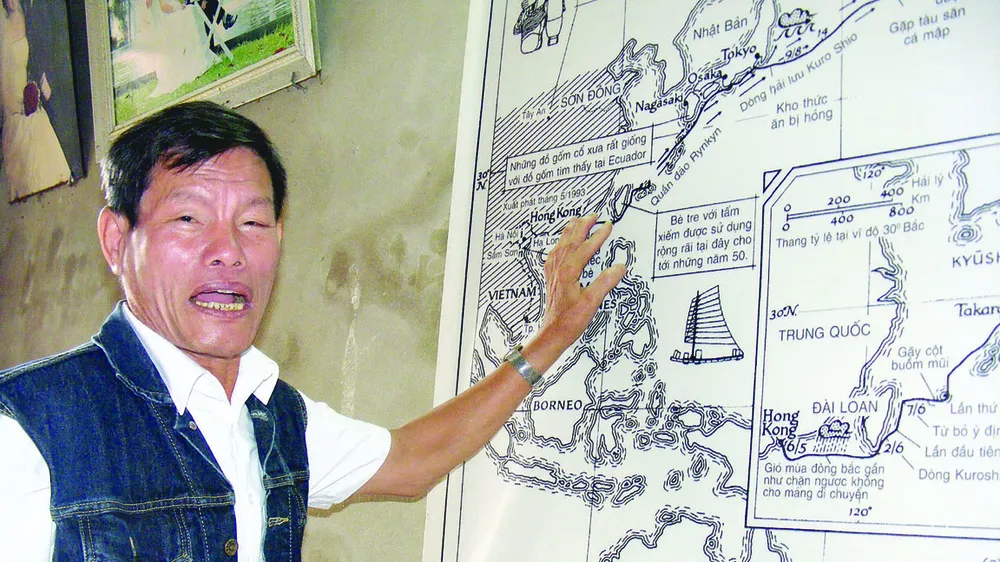 Bè luồng Việt vượt... Thái Bình Dương ảnh 1