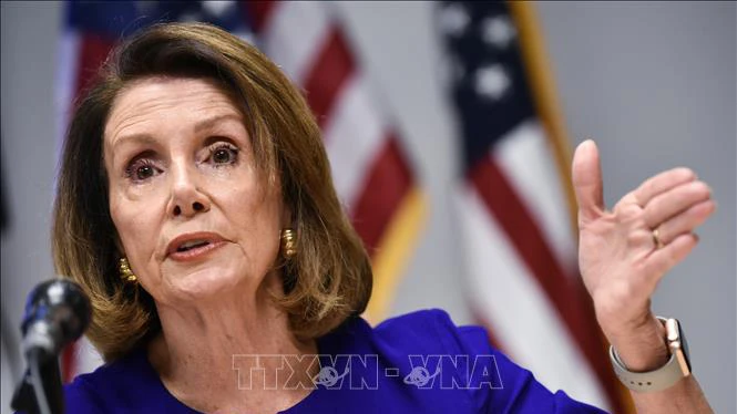 Chủ tịch Hạ viện Mỹ Nancy Pelosi. Ảnh: AFP/TTXVN