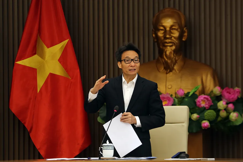 Phó Thủ tướng Vũ Đức Đam phát biểu tại phiên họp