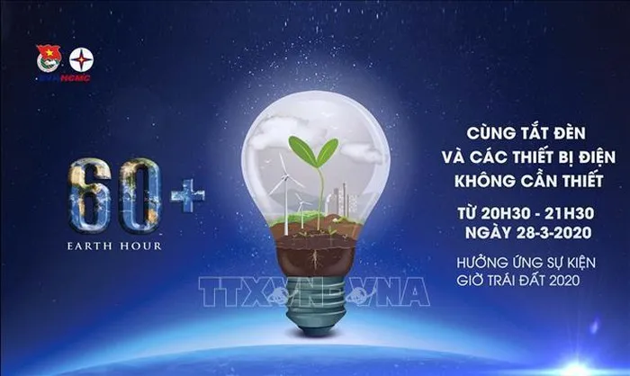 Ngành điện TPHCM vận động người dân hưởng ứng Giờ Trái đất