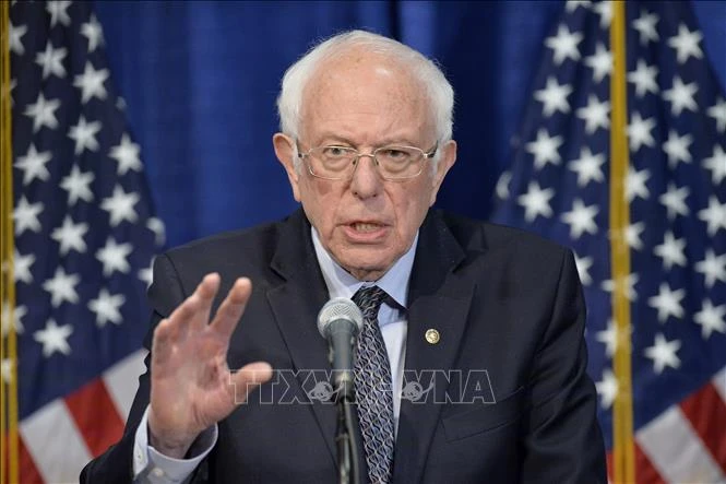 Thượng Nghị sĩ bang Vermont Bernie Sanders. Ảnh: AFP/TTXVN 