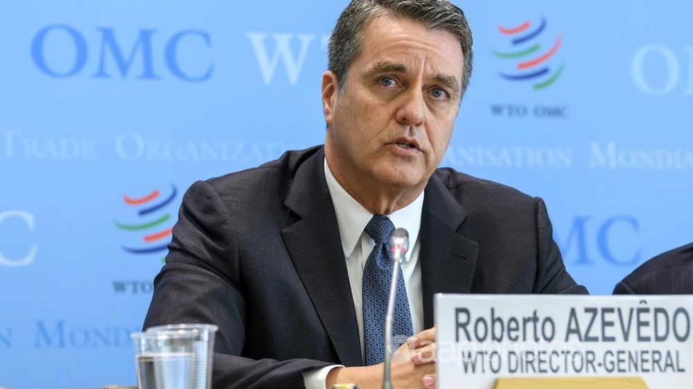 Tổng Giám đốc WTO Roberto Azevedo. Ảnh: AP