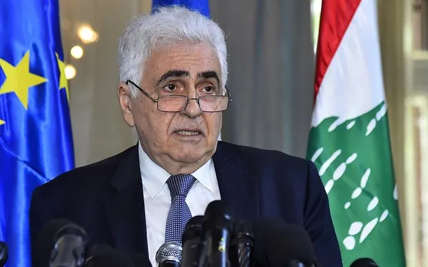 Ngoại trưởng Lebanon Nassif Hitti. Ảnh: The Times of Israel
