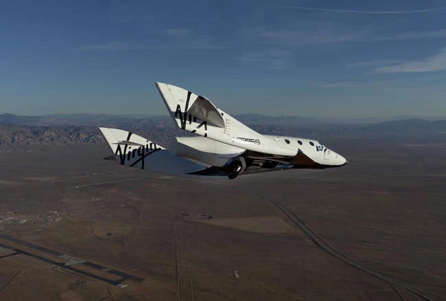 Tàu vũ trụ của Virgin Galatic. Ảnh: Virgin Galactic