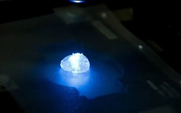 Mô hình khối u được in 3D bằng hợp chất mô phỏng tế bào não. Nguồn: timesofisrael