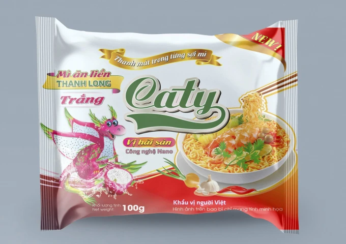 Sản phẩm mì ăn liền Thanh Long Caty